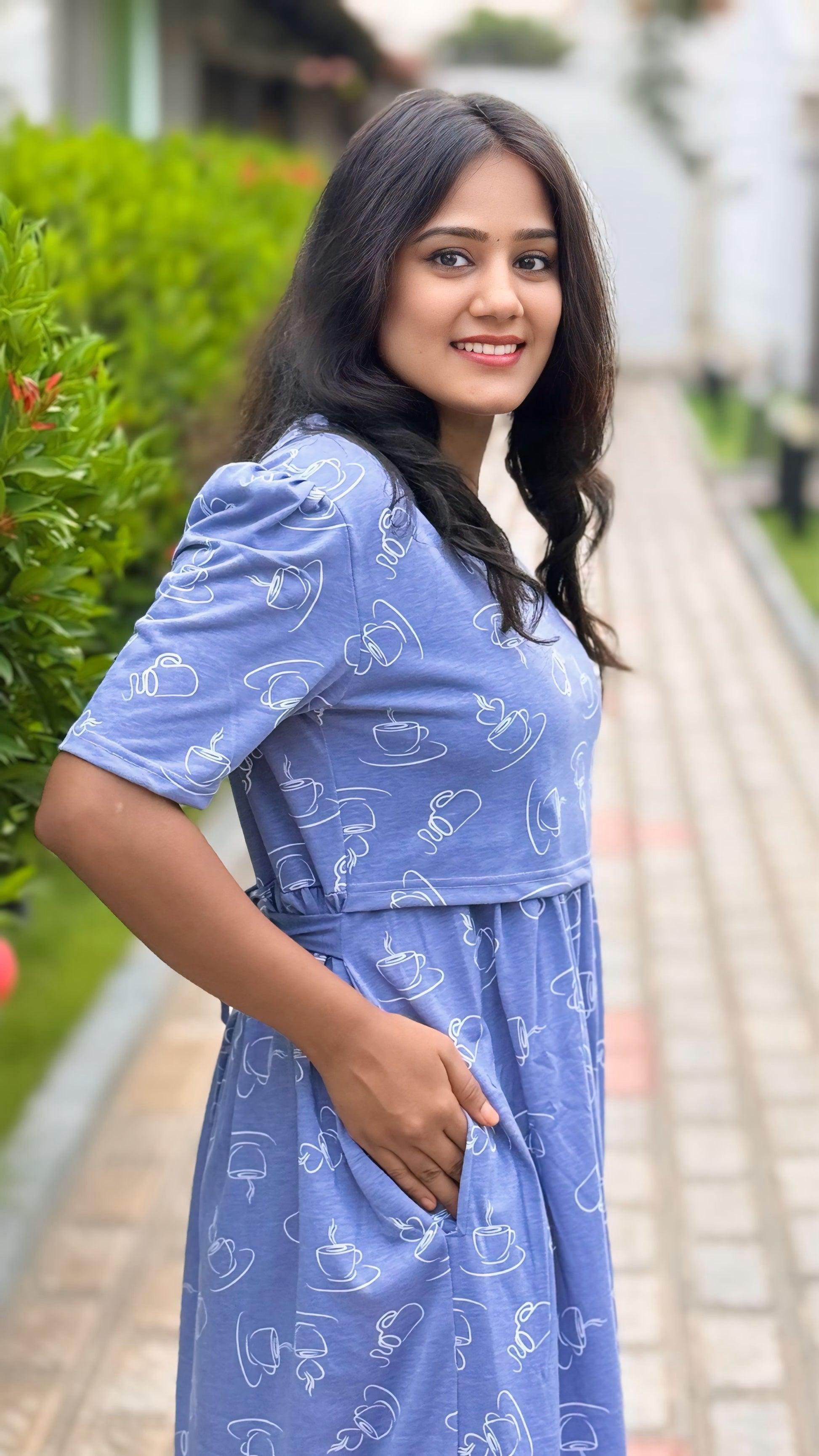 Zipless Maternity With Puff Style - product media